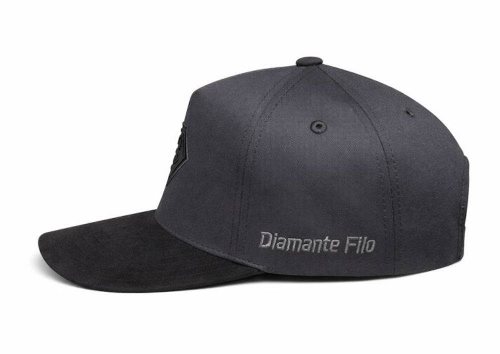 Black/Black Diamante Filo Hat