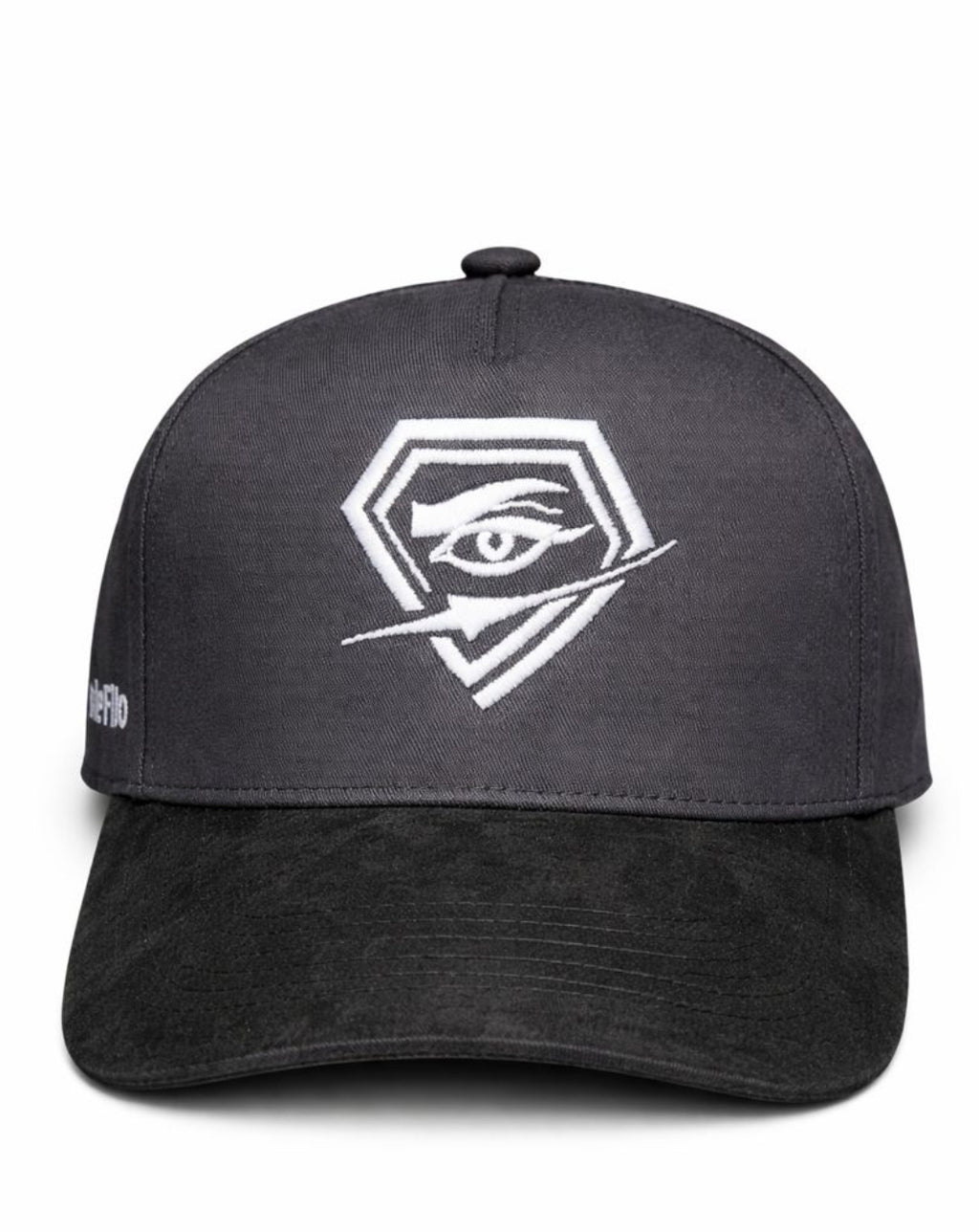 Black/White Diamante Filo Hat