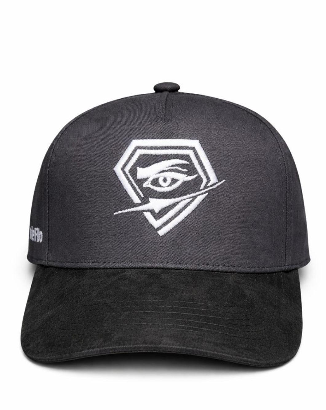 Black/White Diamante Filo Hat